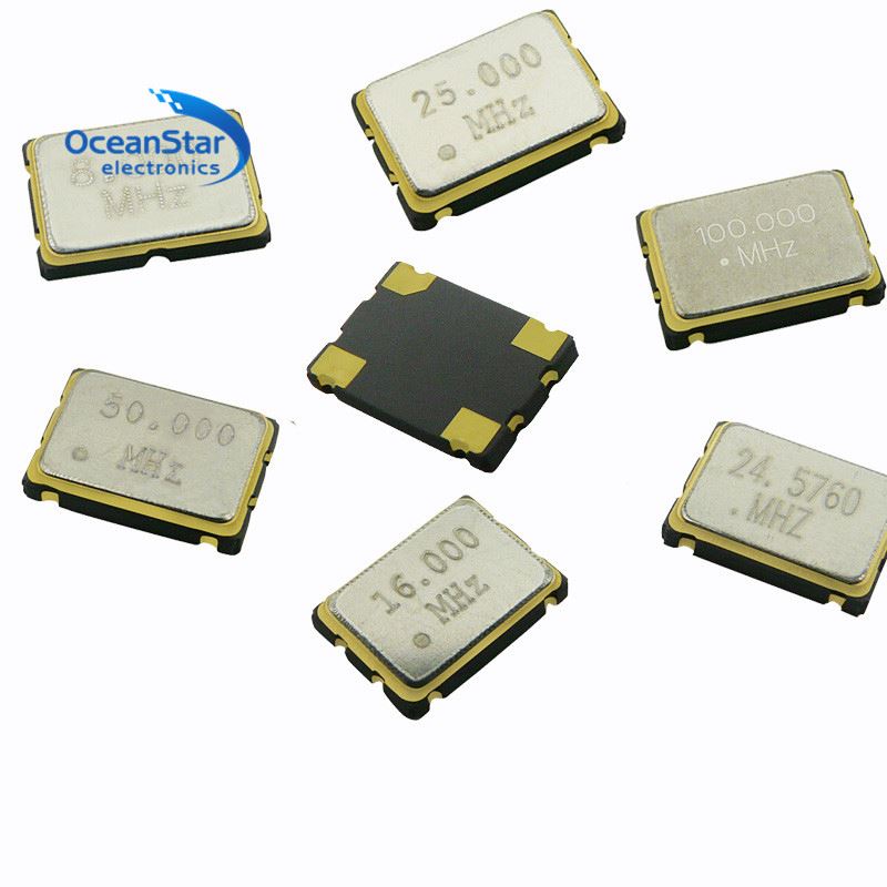 3225 5032 7050 SMD 24,000 МГц 25,000 МГц 48,000 МГц 50,000 МГц 100,000 МГц 20PPM 25PPM активный кварцевый генератор