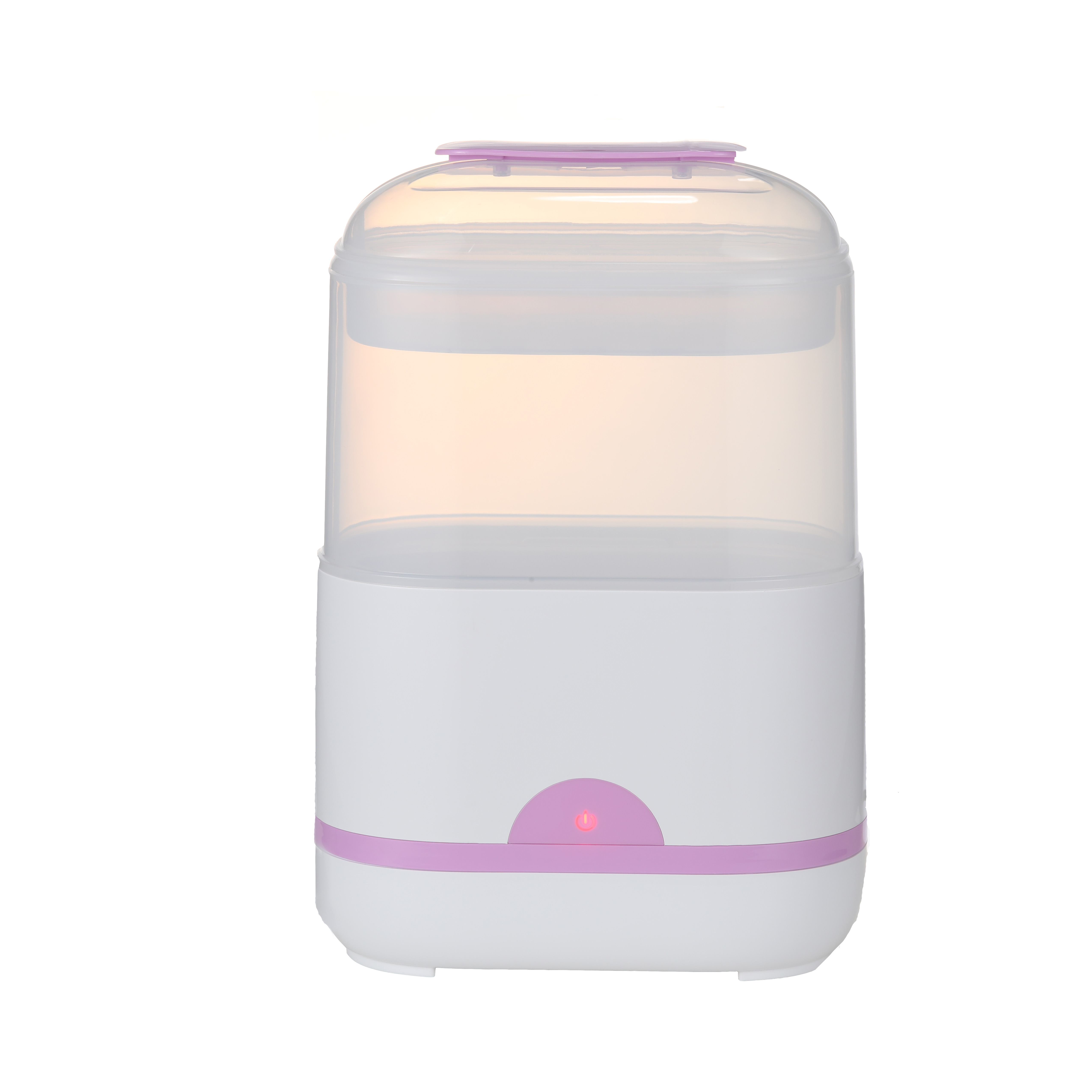 Quiet operation automatic shut-off feeding bottle sterilizer steam