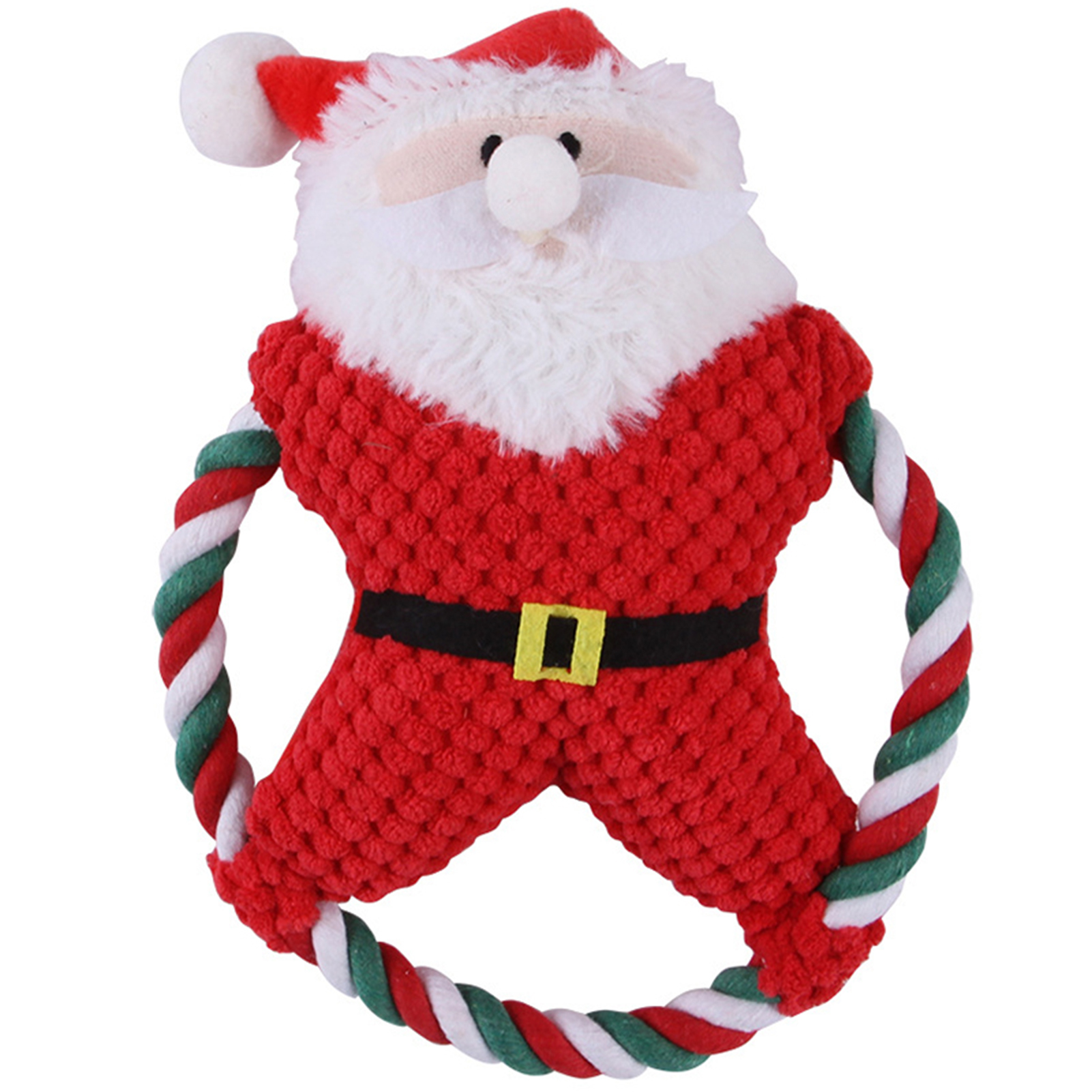 Hot Sale Gingerbread Christmas Cute Dog Squeaky Toys Small Dog Plush Toys Set Stuffed Puppy Chew Toys Pet Supplies for Dogs New