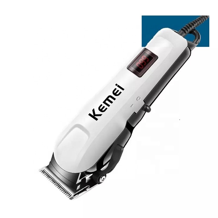 Kemei KM-809C высокого качества длительный срок службы машинка для стрижки волос, триммер для волос, титановое лезвие слойное лезвие, машинка для стрижки волос