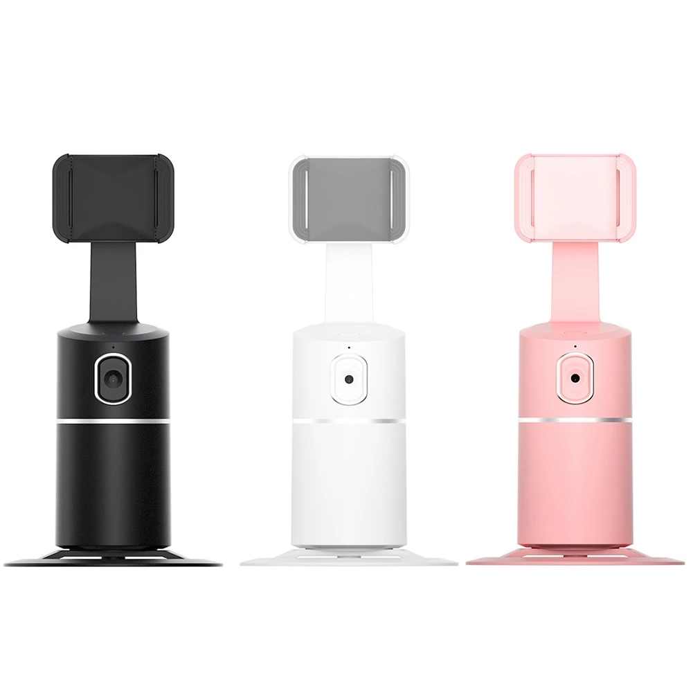 Ai Smart Shooting Selfie Stick 360 Rotation Auto Body Face Tracking Object Tripod Video Smartphone Holder