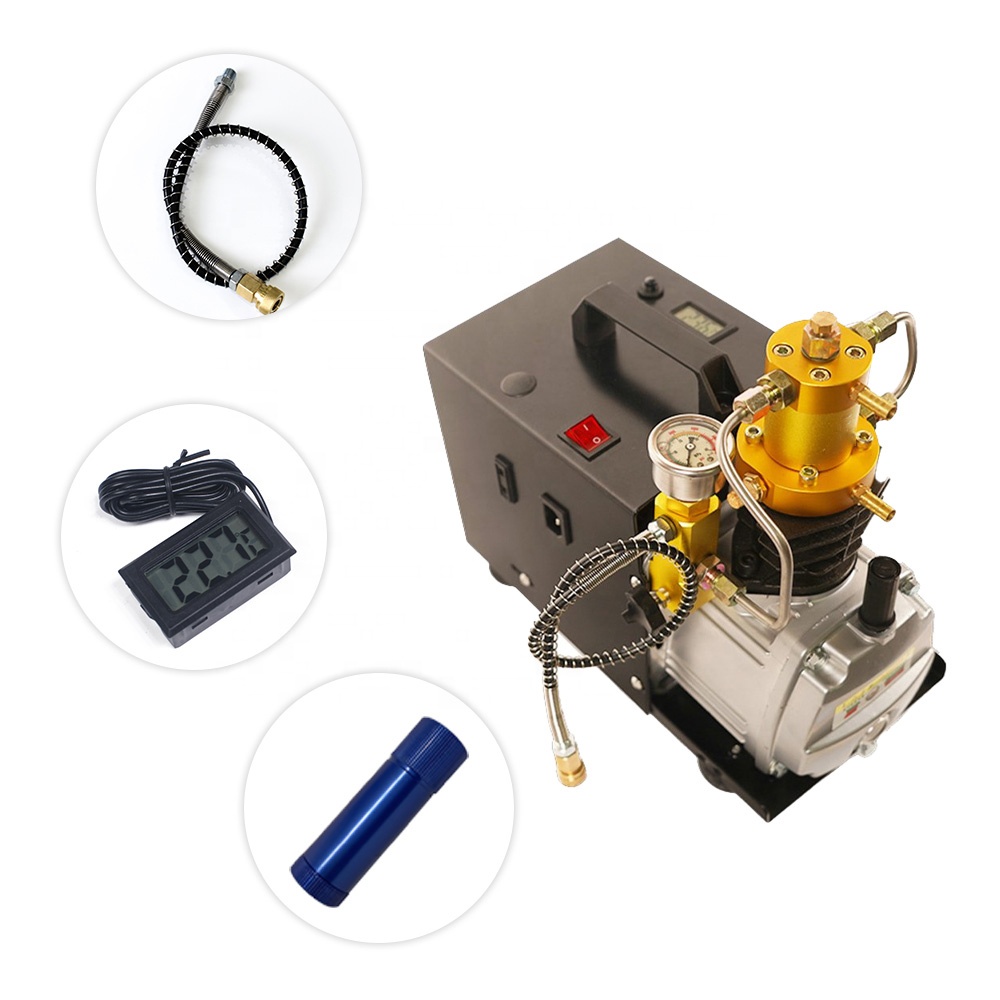 Tuxing High Pressure 1.8kw 4500psi 300bar Pump Dive Pcp Air Compressor for Air Gun