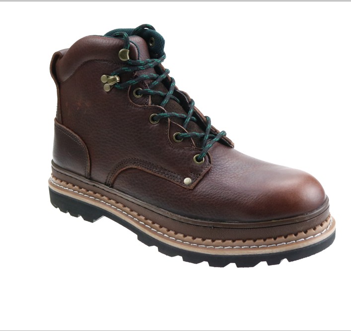 Outdoor Steel Toe Fashion Waterproof man Construction Work Boots Cowhide Hiking Climbing Work Boots safety shoes