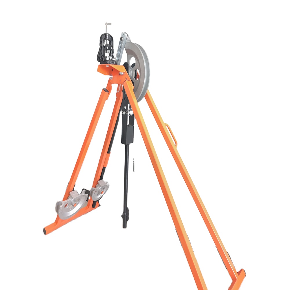 manual GI steel conduit pipe bender with vice for bending conduit pipe