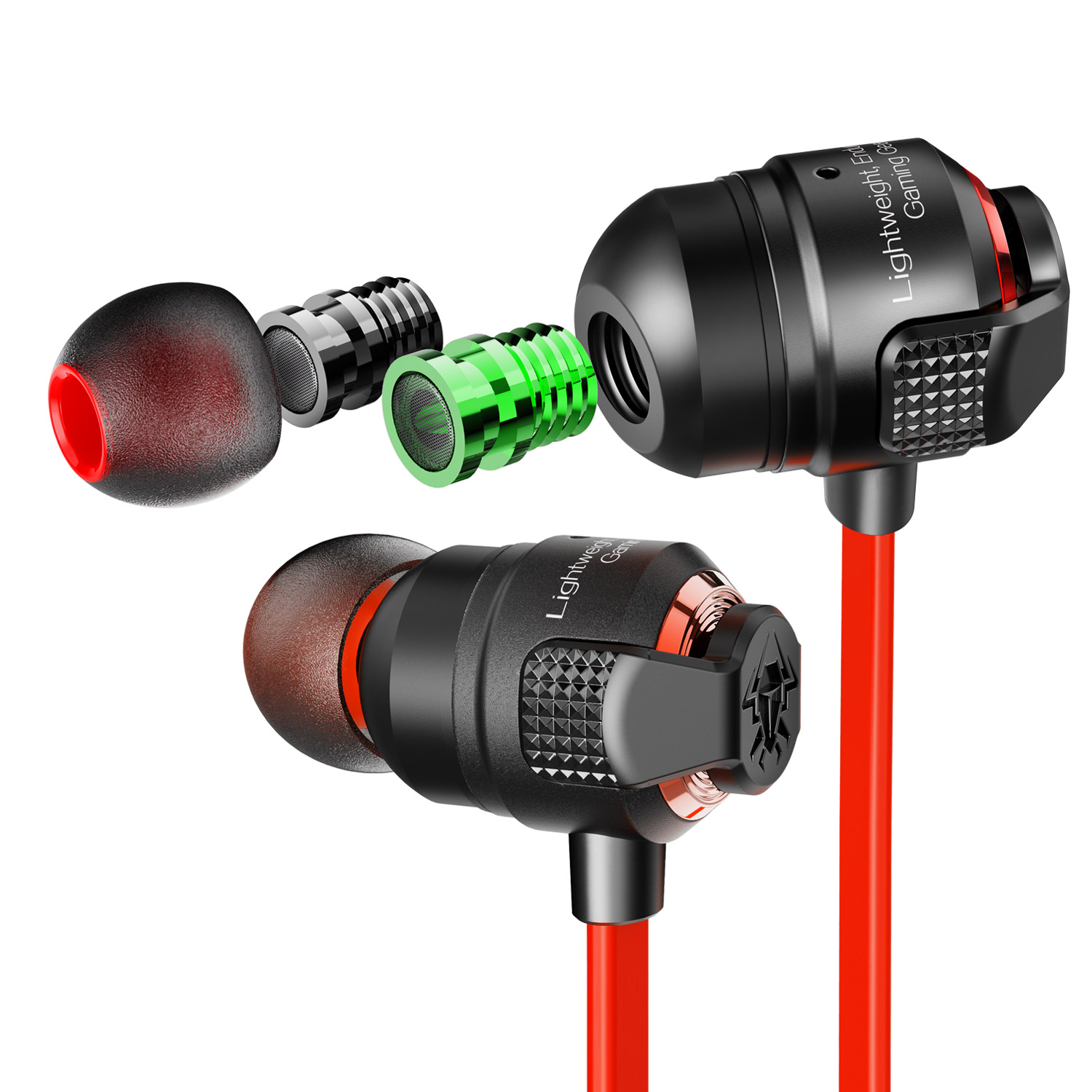 Высококачественные наушники и наушники Dual Driver Проводные powerfulbass металлические стерео спортивные наушники с микрофоном наушники мини-наушники