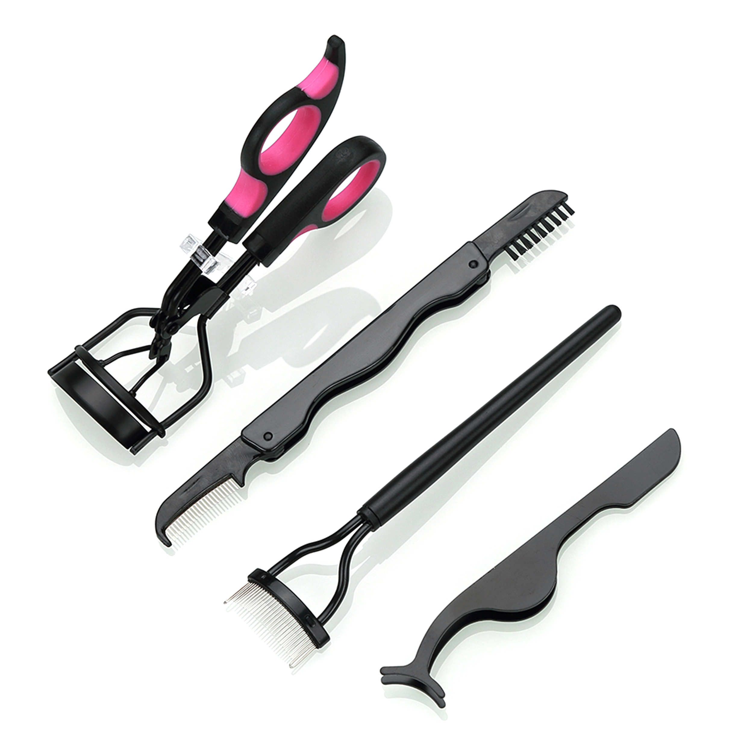 Wholesale Mini Black Eyelash Curler Set eyelash tools Box Professional Tools