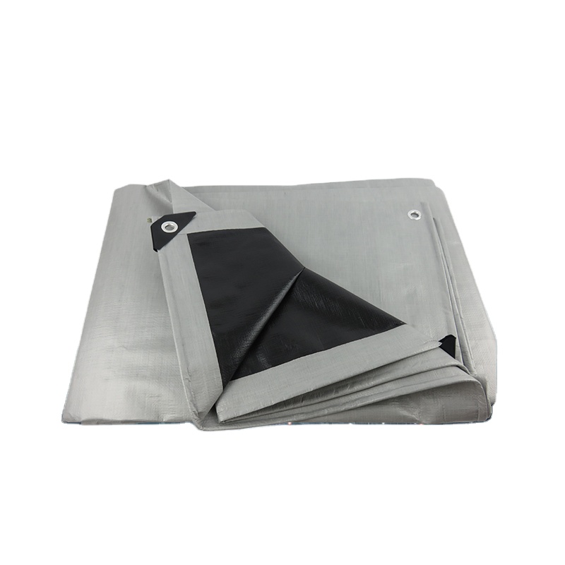 camouflage canvas tarp green tarp tent canvas fabric black sliver color 100% waterproof