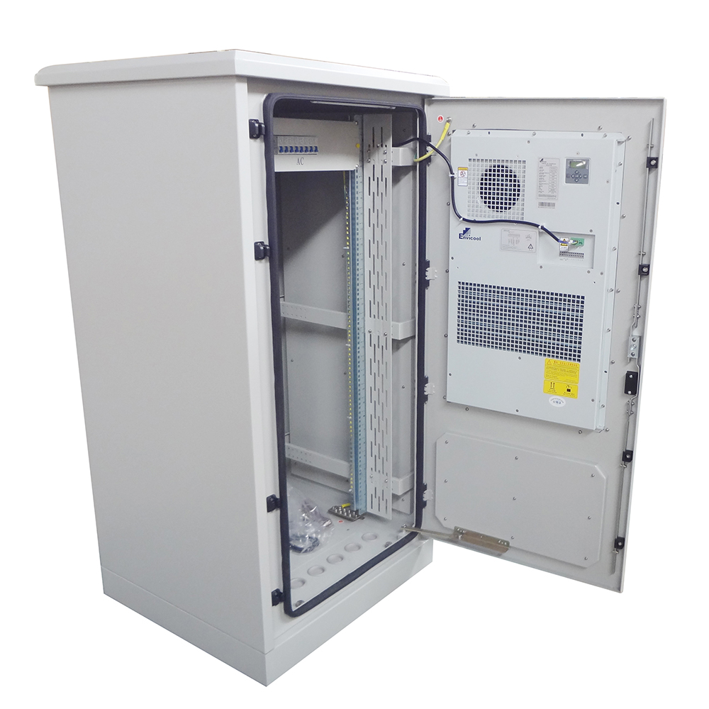 42U Server rack IP65/IP55 outdoor telecom cabinet with cooling system