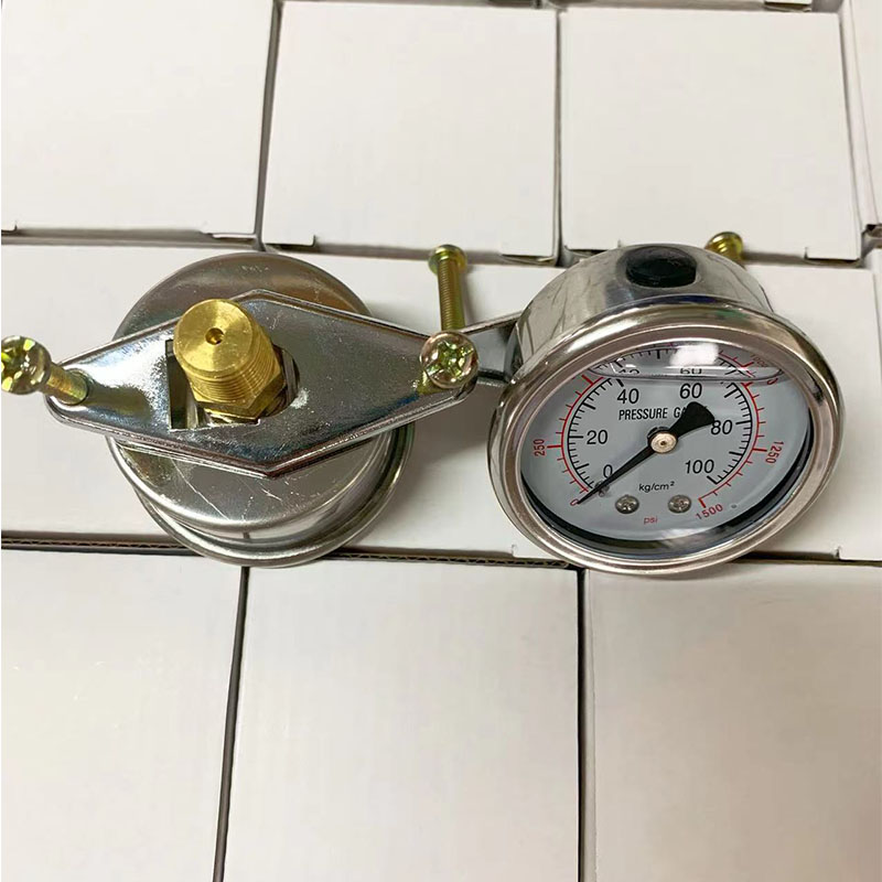 U-образный манометр с масляным наполнением 1500 PSI DN50mm