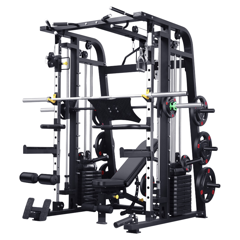 multi functional trainer squat rack home gym equipment smith machine