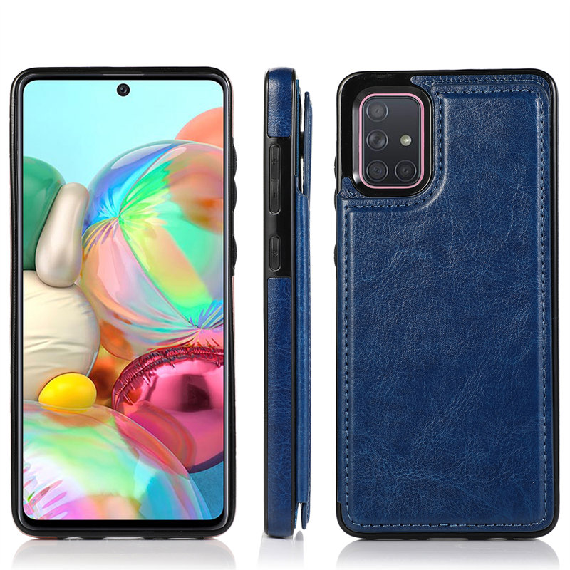 Новый кожаный чехол-бумажник с отделением для карт для Samsung Galaxy A71