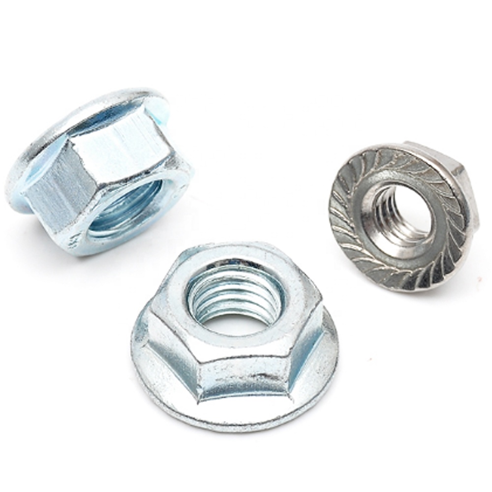 Class 4.8 8.8 M3 M4 M5 Steel Zinc Plated Stainless Steel threaded DIN 934 thin flange Hex inserts screw Nut