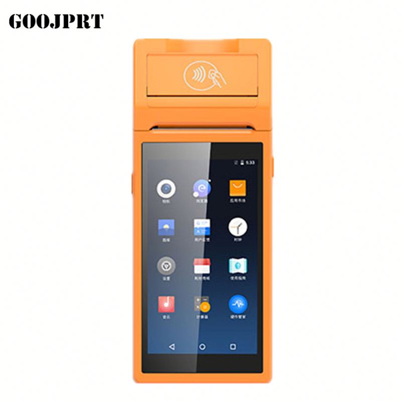 4G портативный pos android PDA встроенный 58 мм Термопринтер 2G RAM и 16G SSD хранилище Wifi GPS Поддержка