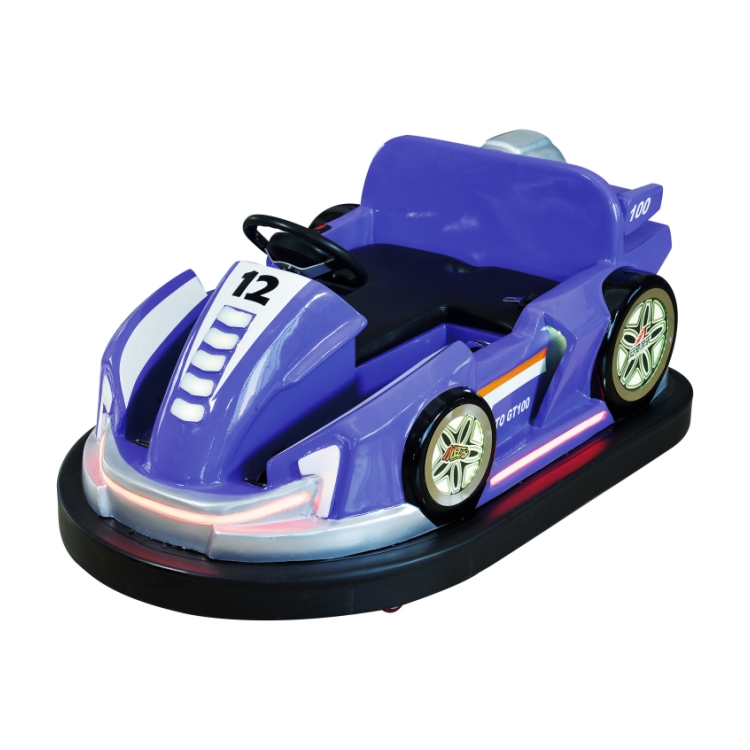 Electric bumper cars with powerful battery LED Lights shopping mall bumper cars for kids