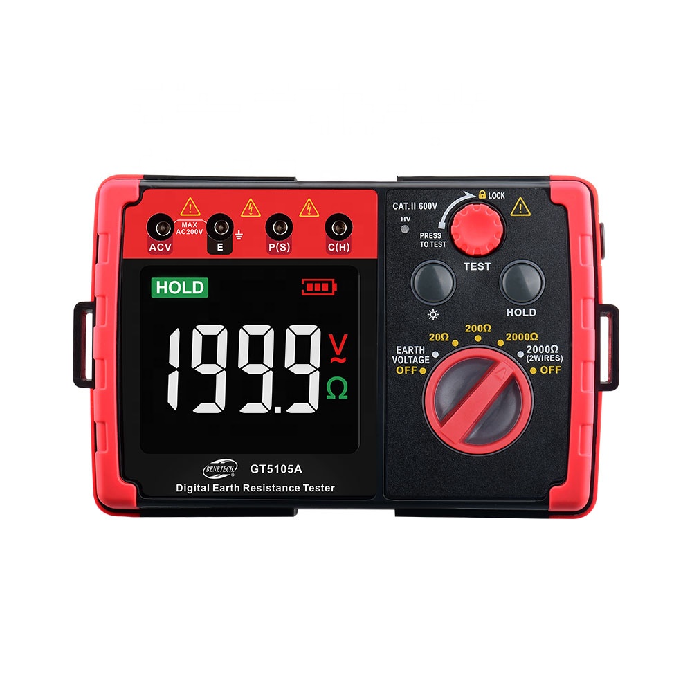 Цифровой тестер сопротивления заземления wповрежденный GT5105A