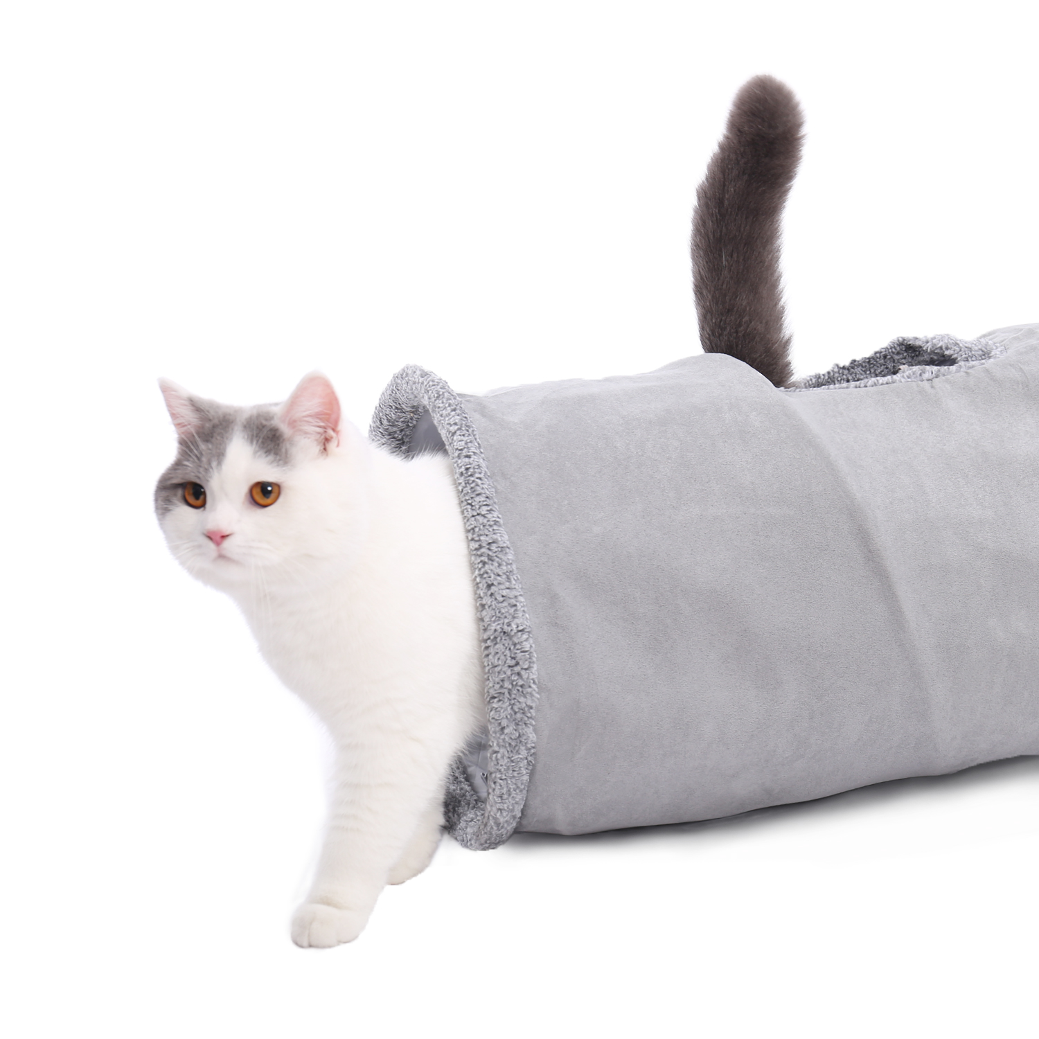 Pet Accessories dot printing Foldable Smart Cute Design Pet Cat Tunnel.foldable pet cat tunnel bed