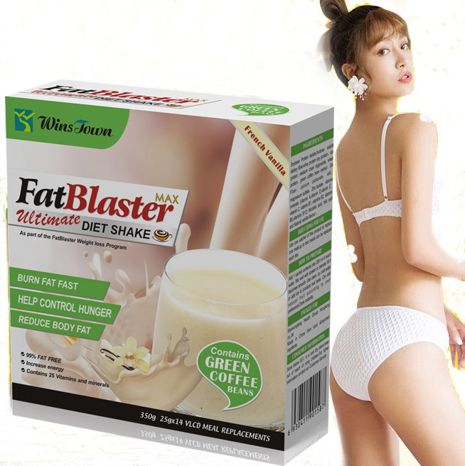 WinsTown fat blaster Vanilla Slim green coffee Shake Weight loss milkshake slimming food supplement