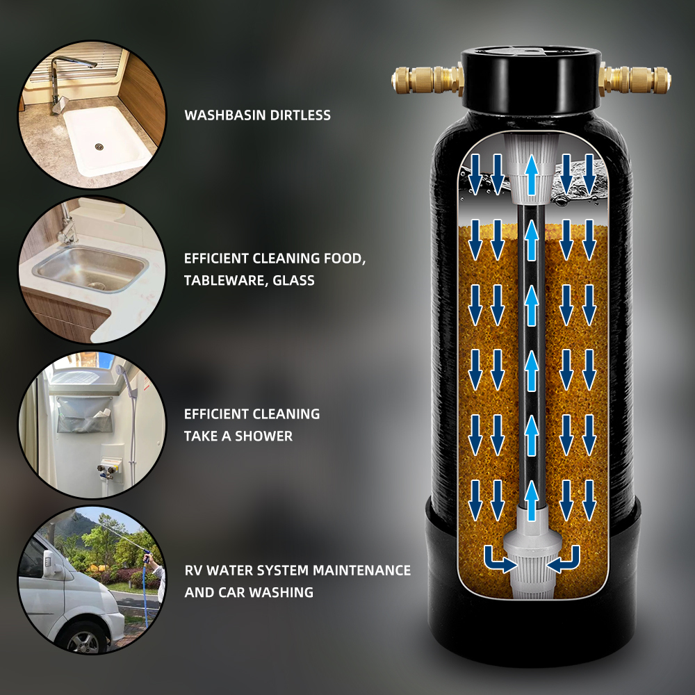 Best Residential Car Washer Water Softening Resin Water Purification For Home Bathroom
