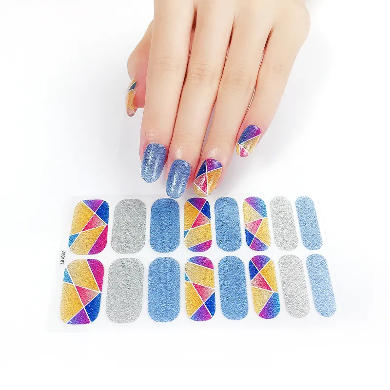 New Designs Hot Sale Self-adhesive Nail Polish Nail Sticker Nail Art Wraps