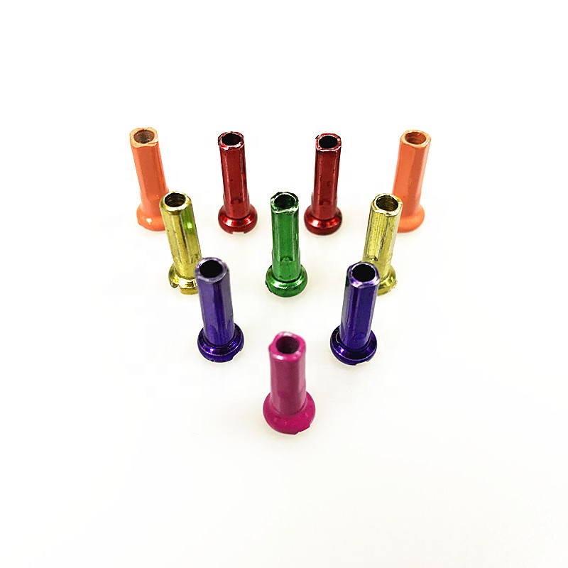 Steel Colorful Bicycle Nipples 8-14G for Road Mountain Bike Hub Wheel Parts