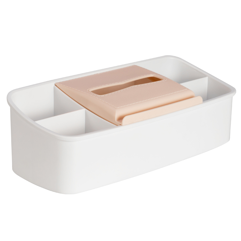 Hot Selling Multifunctional Tissue Box Punch Free Wall Mounted Bathroom Storage Box Desktop Storage