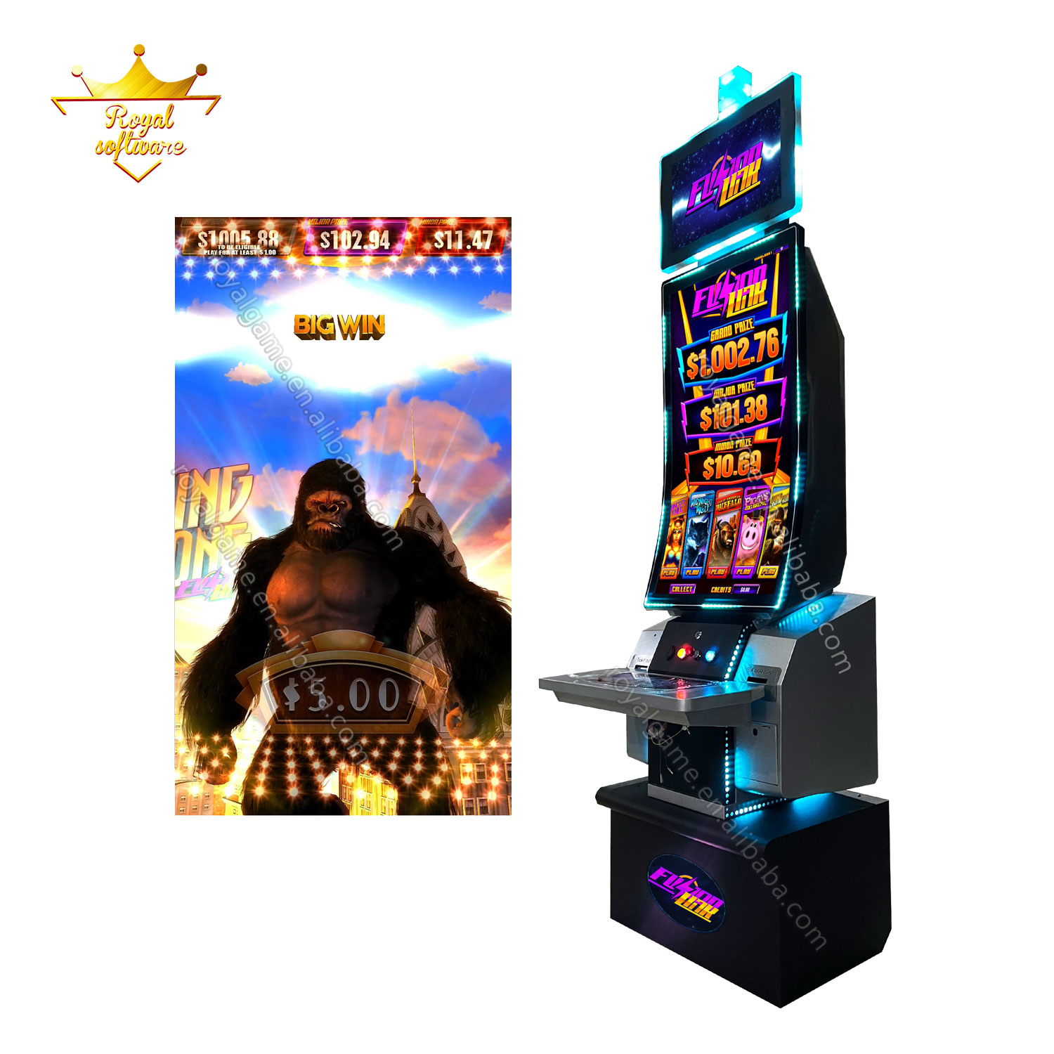 2022 горячая Распродажа Banilla Skill Game Fusion link 5 в 1 вертикальная игровая машина Fusion4 Fusion5