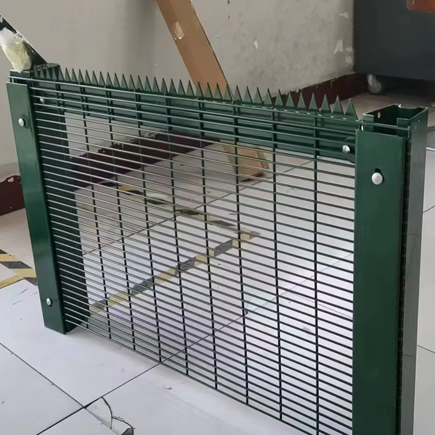 Hot-Dipped Galvanized Clear View Fence Welded Wire Fence Powder Coated Double Welded Wire Mesh 358 Fence
