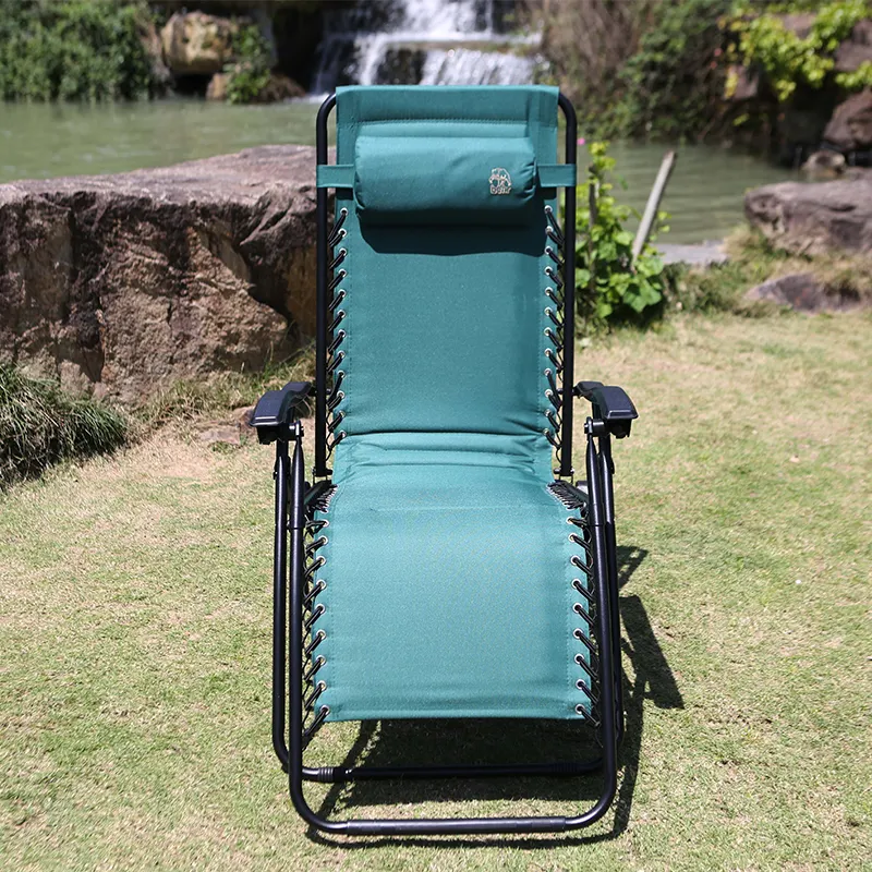 Adjustable Recliner Zero Gravity Patio Terrace Lounge Folding Chair