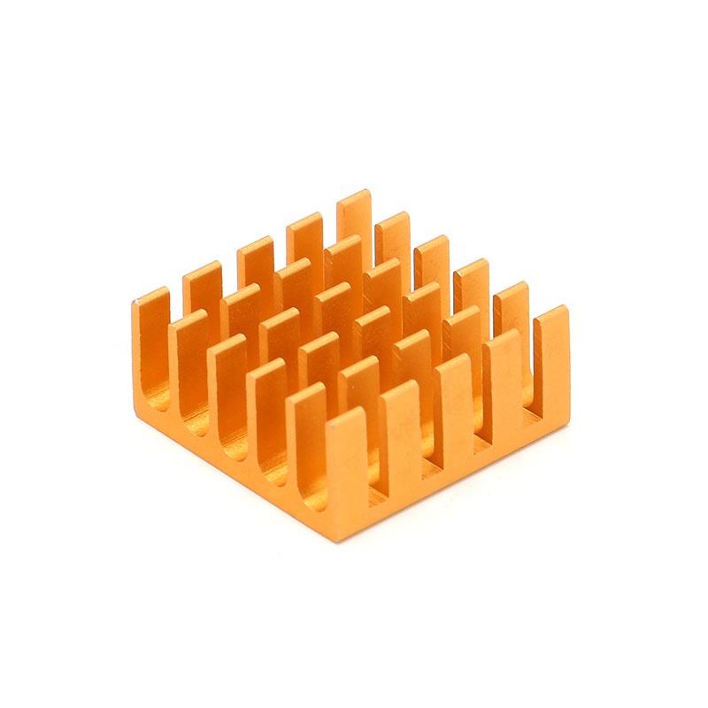 Алюминиевый радиатор для чипа IC, 22x22x10 мм