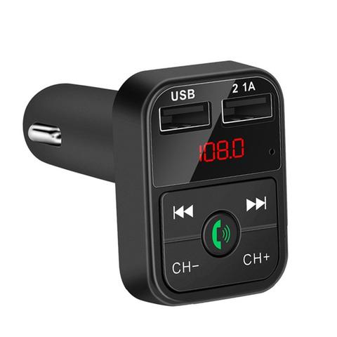 Автомобильное зарядное устройство, mp3-плеер, аудиоадаптер, беспроводной приемник Bt 5,0, двойной Usb Громкая связь, Fm-передатчик, светодиодный автомобильный синий зуб