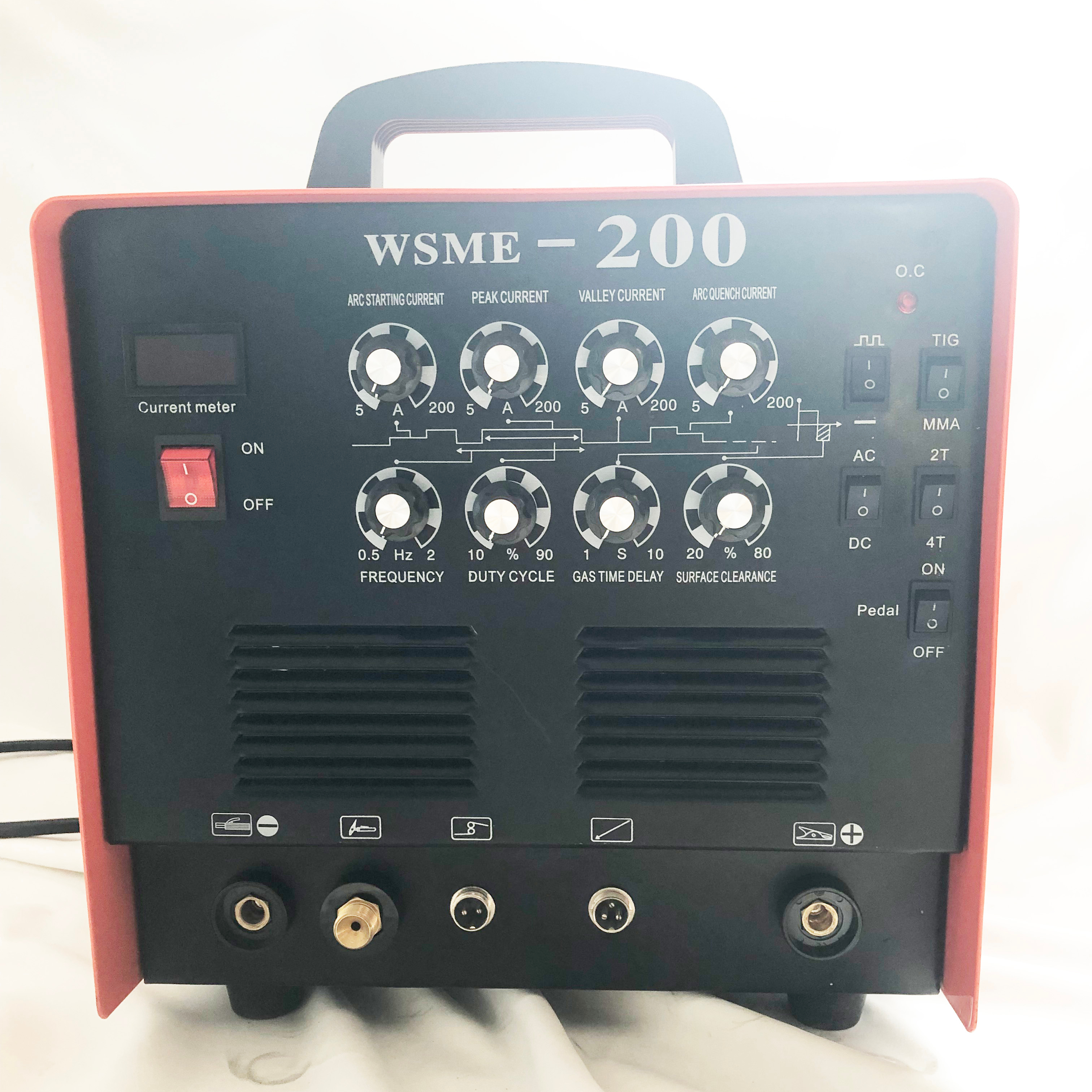TIG 200A AC/DC для алюминиевых WSME-200 сварочный аппарат tig с импульсом