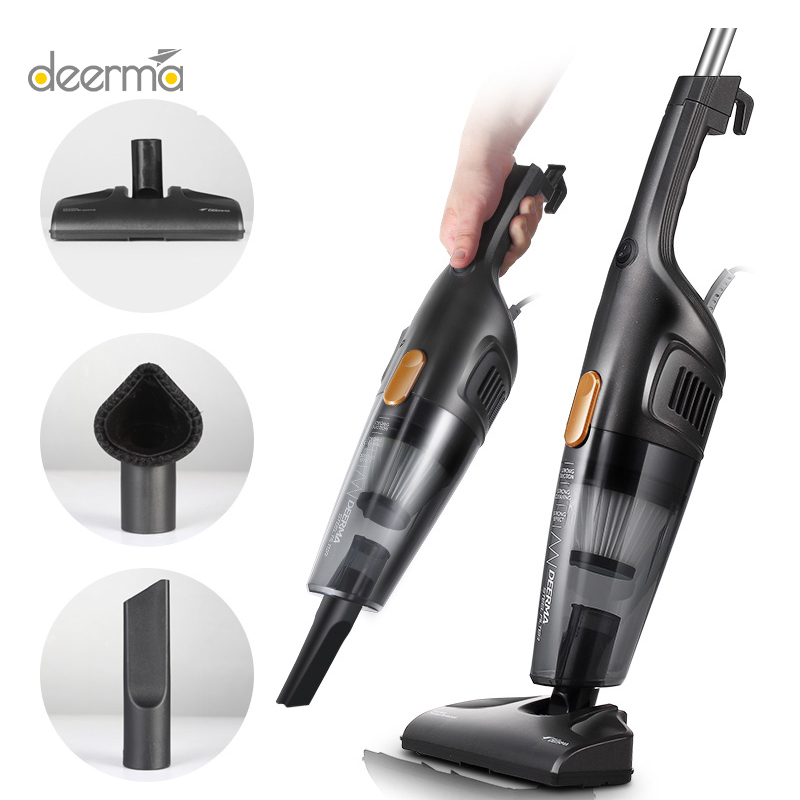 Проводной ручной мини-пылесос Deerma DX115C, Мощное всасывание, низкий уровень шума, бытовой пылесос