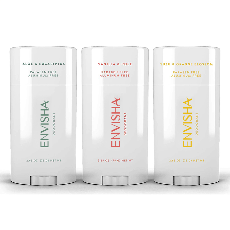 OEM ENVISHA Wholesale Natural Organic Aluminum free Man And Woman Underarm Deodorant