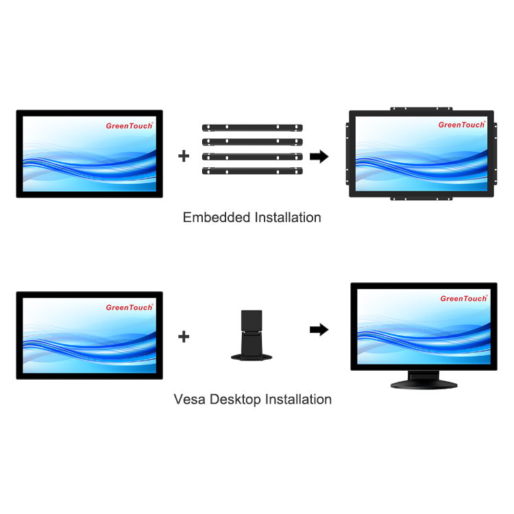 21.5 Inch Open Frame Touch Screen LCD Monitor with Multi Points Capacitive Touch