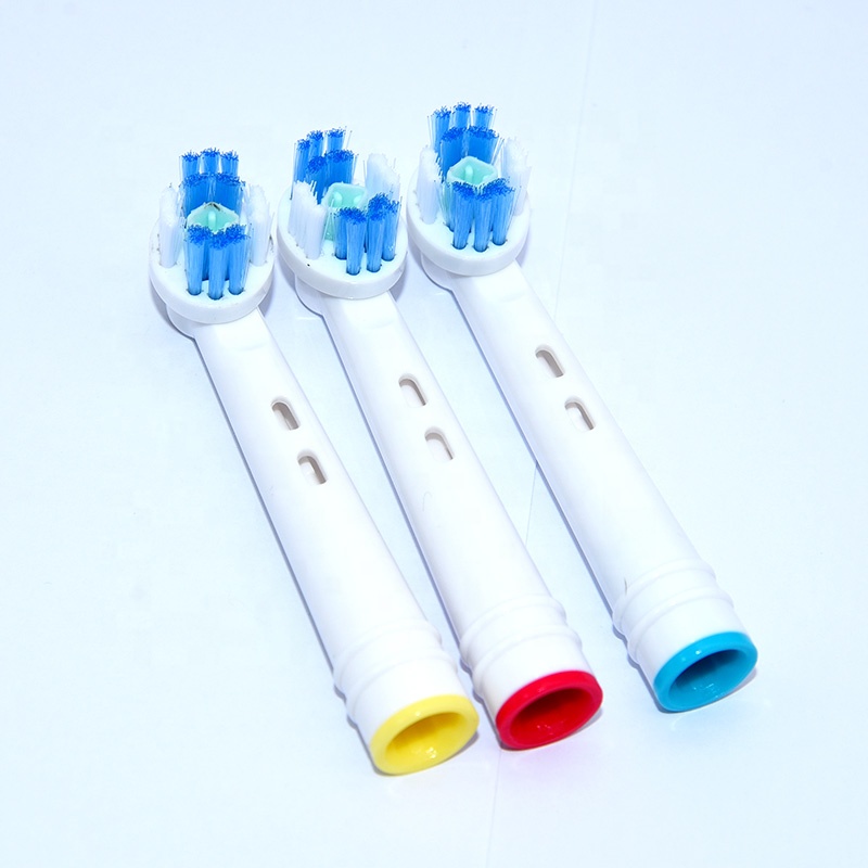 High quality ready to ship wholesale 4pcs in pack food grade material adult used electric toothbrush replaceable head EB18P