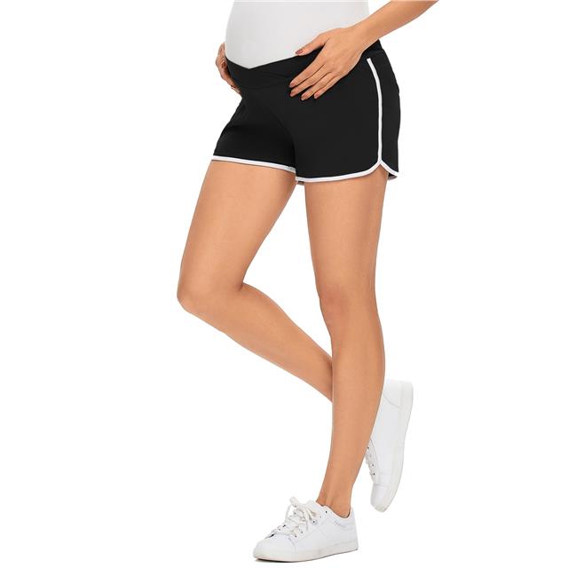 Fast Delivery Pure Cotton Comfortable Sports Yoga Maternity Shorts For Sale