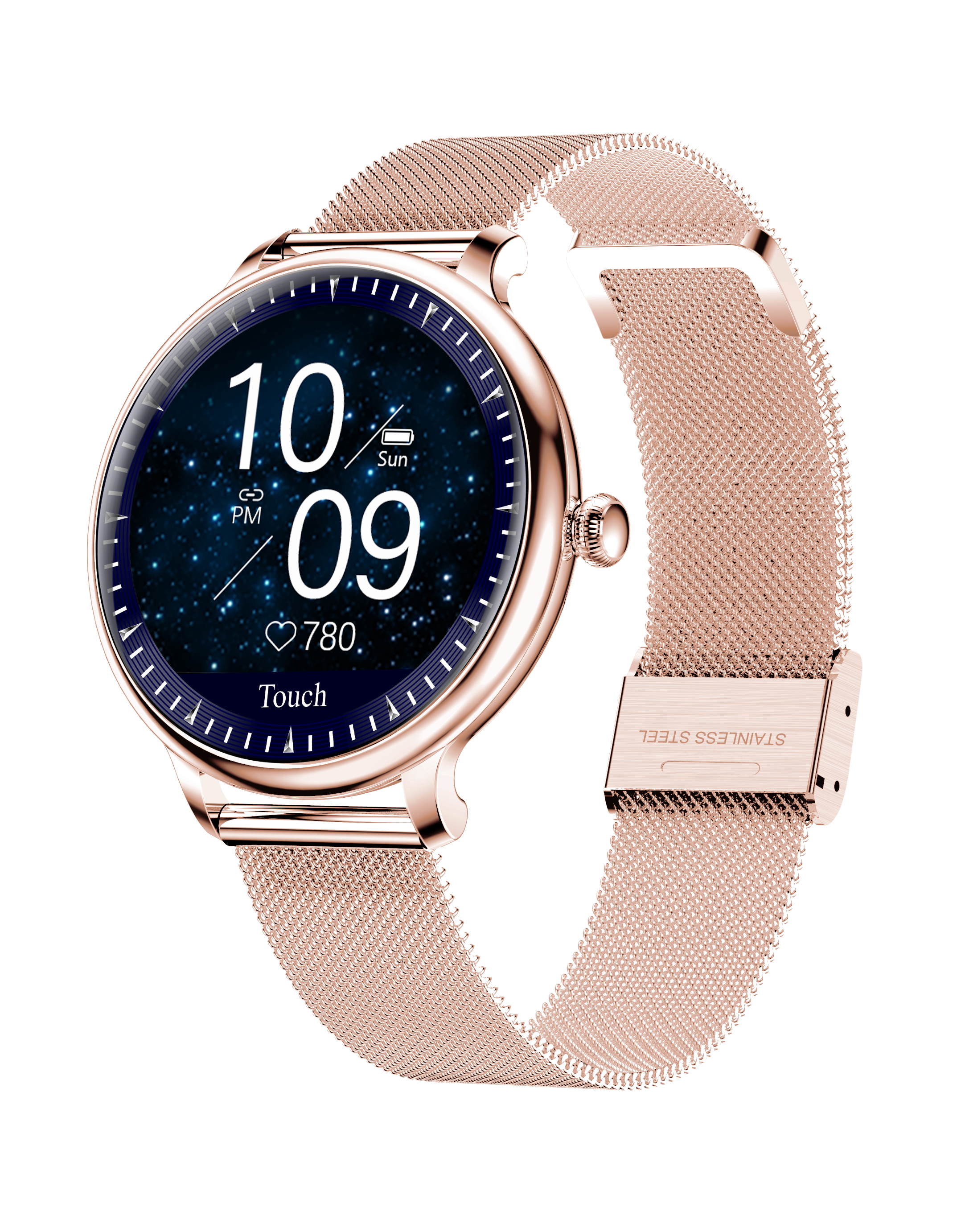 New NY12 Round Screen IP67 Waterproof Smart Watch Blood Pressure Smart Watch Heart Rate Monitor