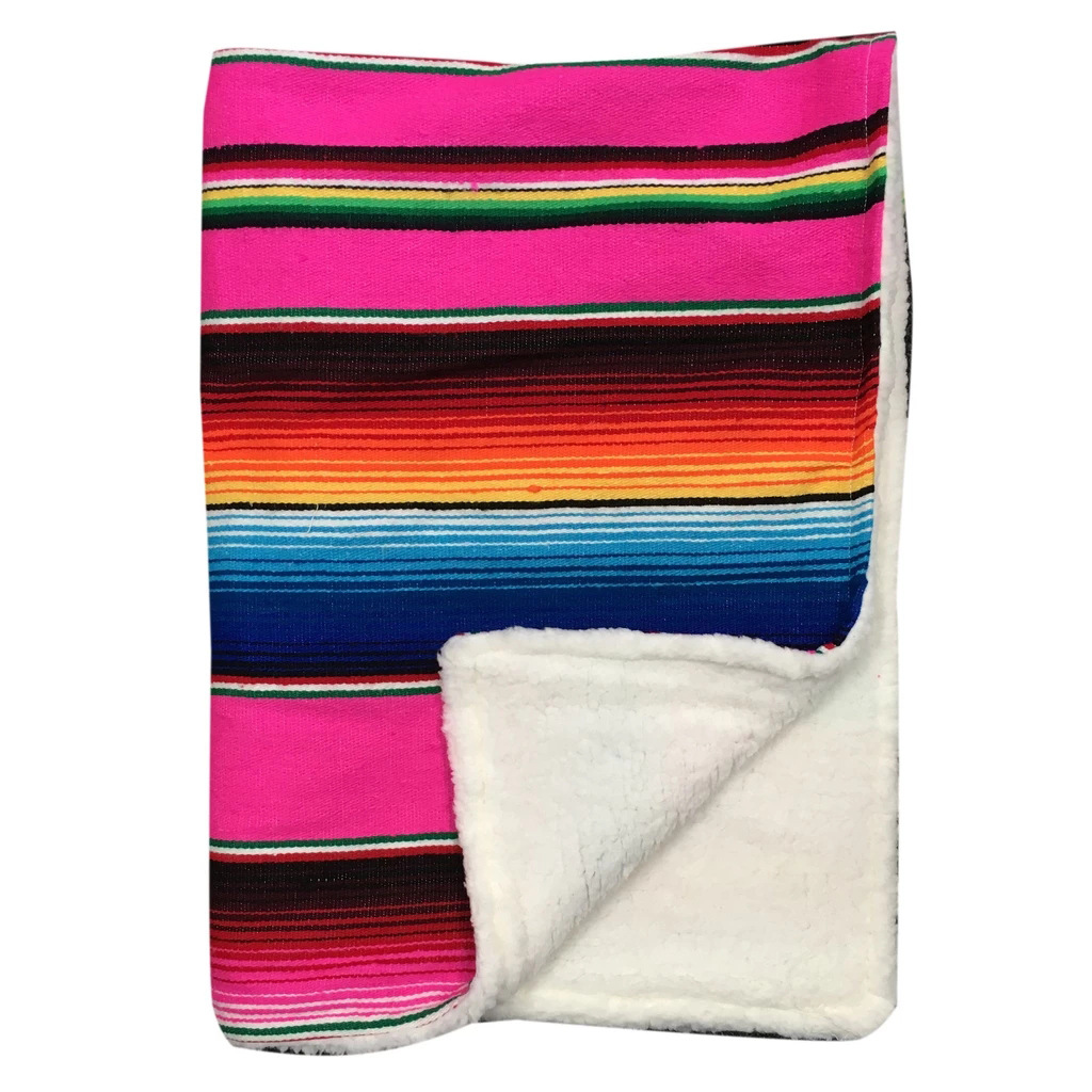 Красочное мексиканское хлопковое детское одеяло Serape-постельное белье для малышей, шерпа детское одеяло для мальчиков или девочек