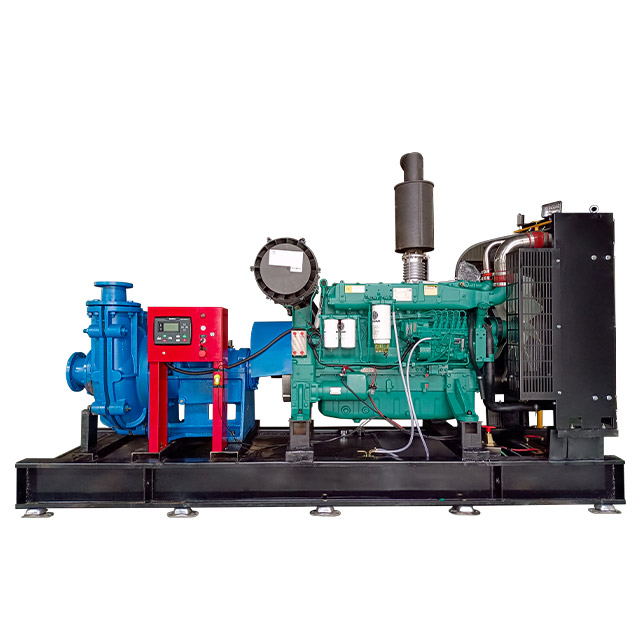 200kw 250kva diesel mud pump for Clear silt sludge drill fish pond mud septic tank farm Slurry pump Centrifugal Water Pump