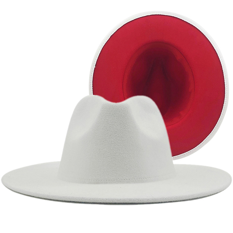 Best Classic man autumn winter short brim premium real wool fedora hats