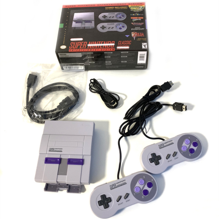 Snesclassic 16 Bit Super SNES 21 Game Super Mario World Zelda игровая консоль Ретро игровая консоль