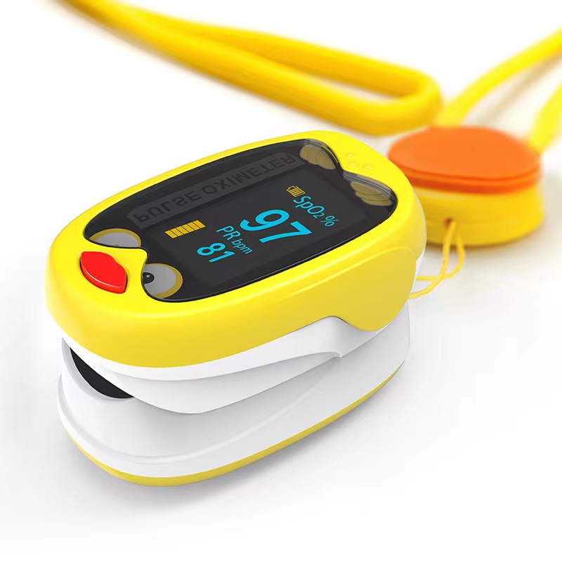 Comfortable kids Finger Pulse Oximeters A6 pediatric oximeters oximetro neonatal