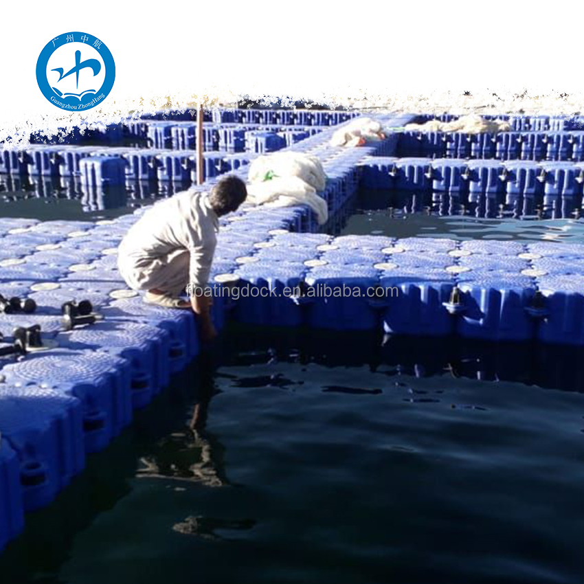 Простая установка, морская пластиковая понтонная рыба, плавающая клетка