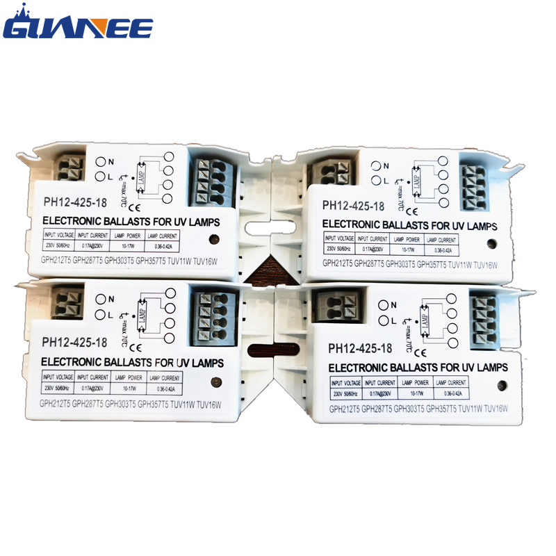 220 В 120 в модель PW12-425-18 PH12-425-18 UVC лампа Электронный балласт для 10 Вт до 18 Вт костюм для лампы модель TUV11W TUV16W GPH212