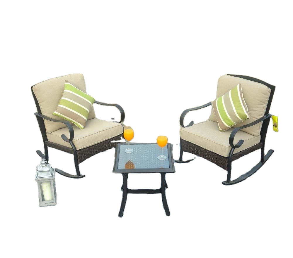 Morden Furniture Bistro Set Rattan Table And Chair