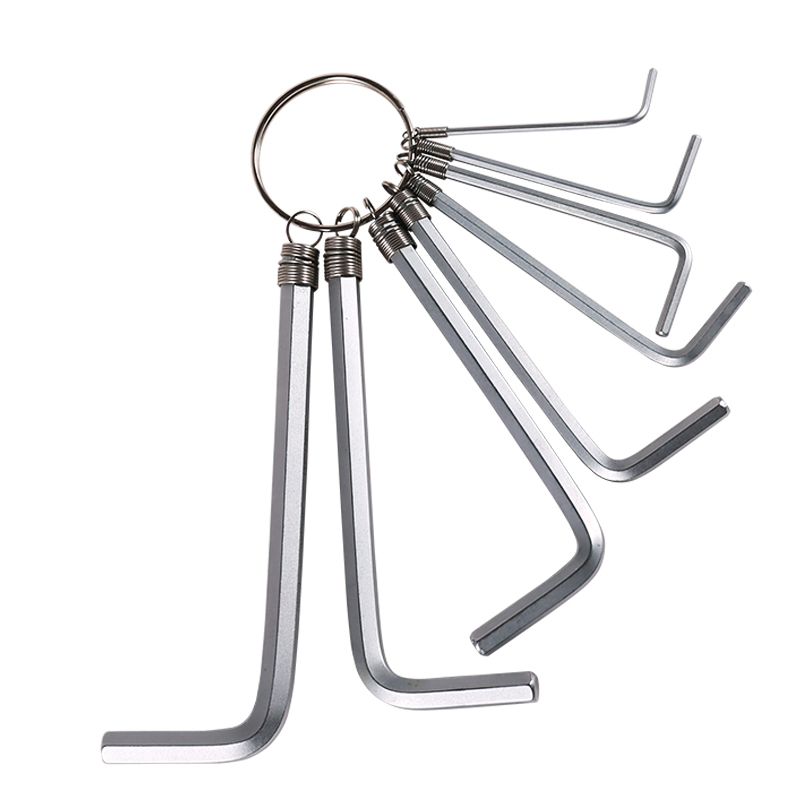 Rugged and durable ring flat-head hexagon wrench 8-piece set is suitable for sports equipment auto parts electrical industry,
