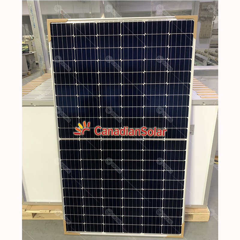 Цена конкурентоспособная поли 300w 320w 325 w черный моно половина ячейки канадская солнечная панель 330w