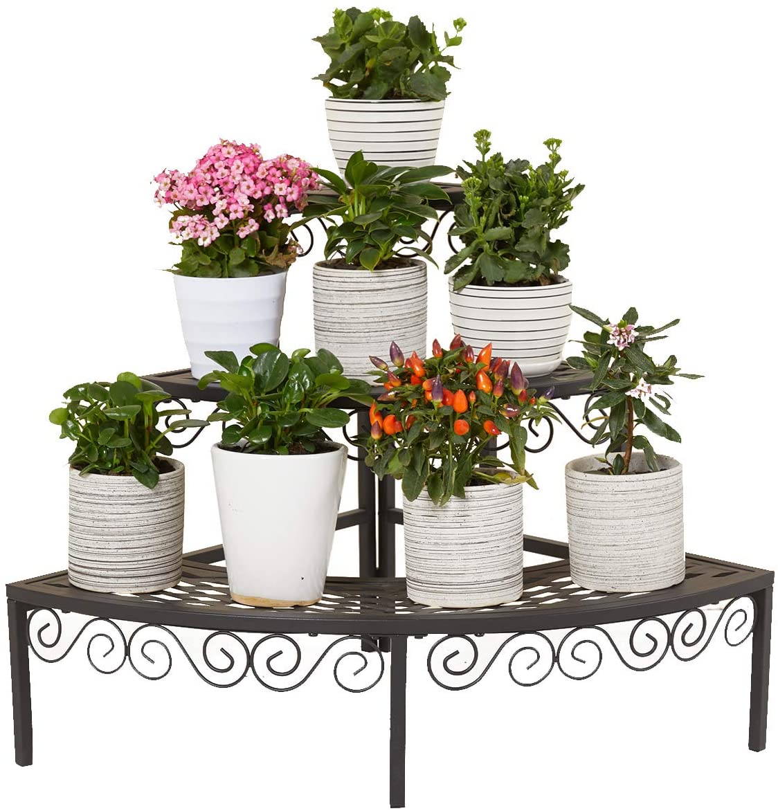 Flower staircase with 3 steps round