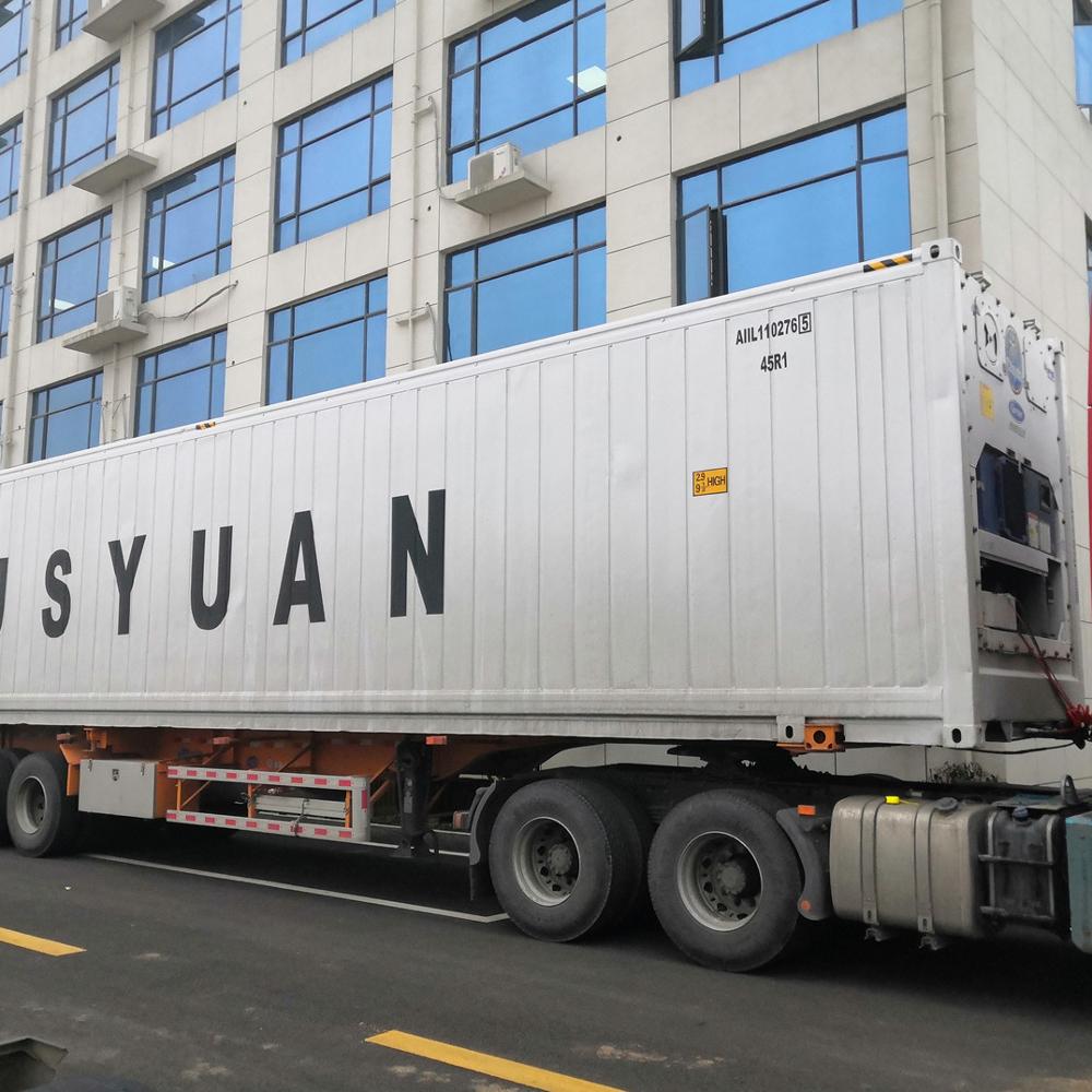 OYJD brand refrigerator used carrier cooling machine new skeleton trailer use fruit vegetable meat container transport on sale