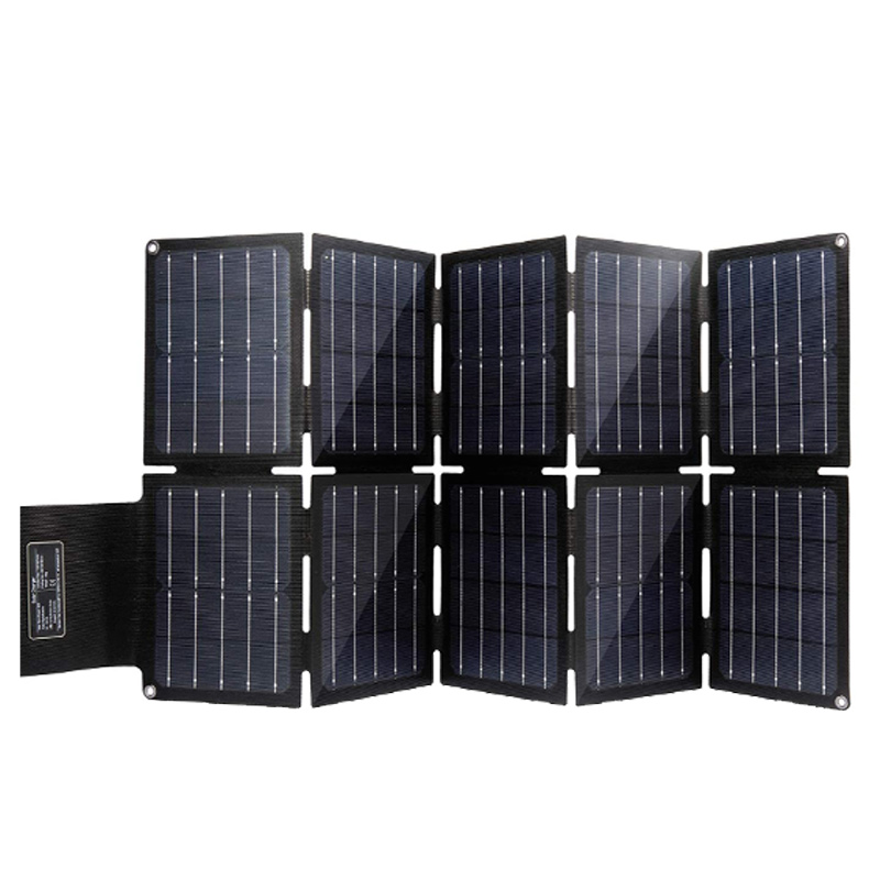 60W 2 USB 5V 18V DC output portable outdoor system solar panels for camping